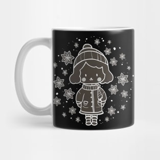 Winter Shy Girl Mug